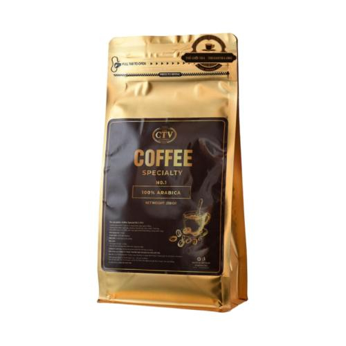 Cà Phê Specialty Arabica Rang Xay No.1 CTV Túi Zip 250g