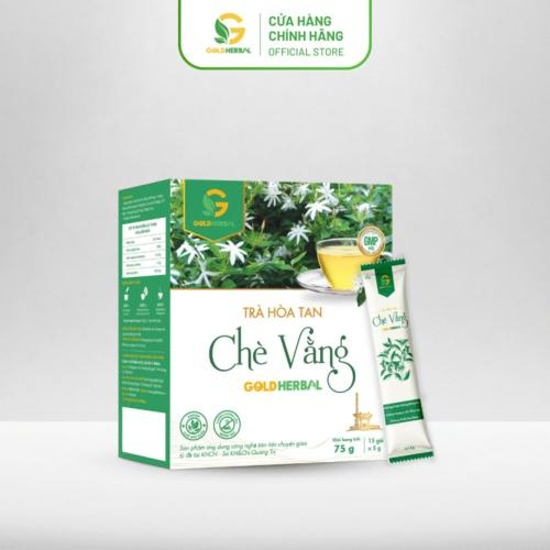 Cao Khô Hoà Tan Chè Vằng Gold Herbal (Hộp 15 gói x 5g)