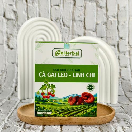 Cao Khô Hòa Tan Cà Gai Leo Linh Chi (Hộp 15 gói x 5g)