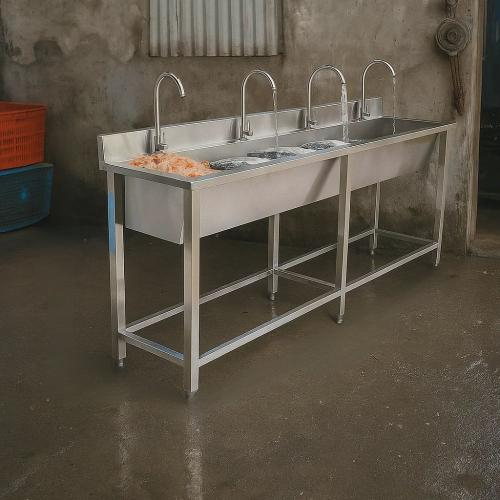 Bồn Rửa Công Nghiệp Inox 304: Tiêu Chuẩn Vàng Cho Mọi Không Gian Bếp