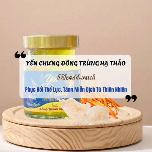 Yến Chưng Đông Trùng Hạ Thảo Anestland – Giải Pháp Phục Hồi Thể Lực & Tăng Miễn Dịch Từ Thiên Nhiên