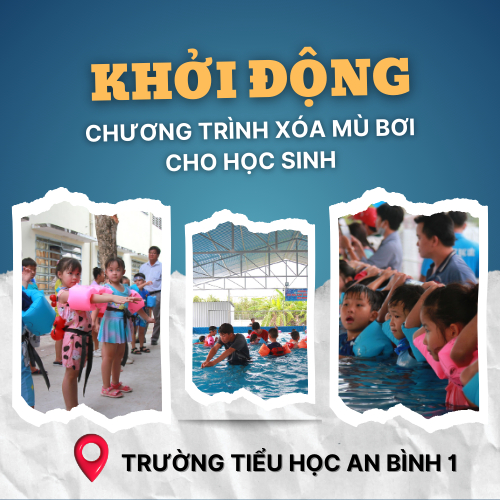 Tưng bừng Khởi động Chương trình Xóa mù bơi cho Học sinh Tiểu học