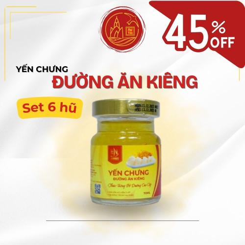 Yến Chưng Đông Trùng Hạ Thảo Đường Ăn Kiêng (hộp/6 hũ)