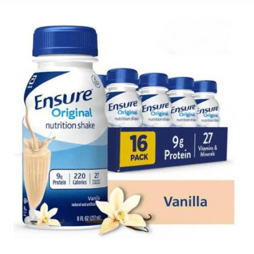 Sữa ENSURE Original Nutrition Shake 237ml (Nhập) Thùng 30 chai