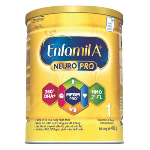 Sữa Bột Enfamil A+ NeuroPro 1 Lon 400gr (0-6 Tháng)