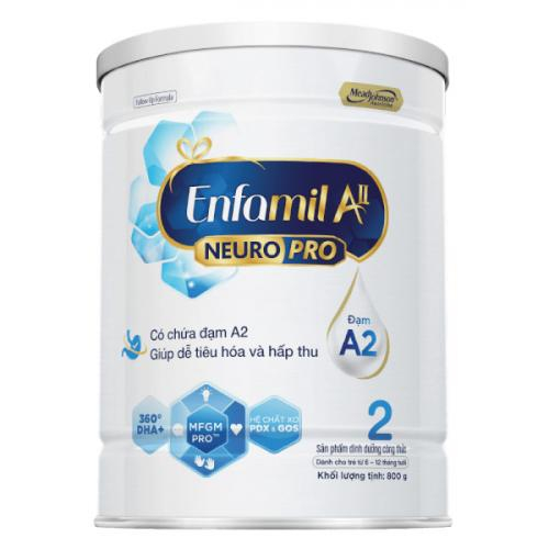 Sữa Bột Enfamil A2 Neuropro 2 Lon 800gr (6-12 Tháng)