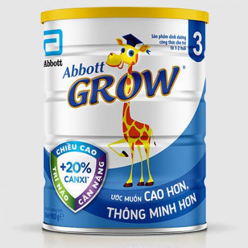 Sữa Bột Abbott Grow 3 Lon 900gr (1-2 Tuổi)