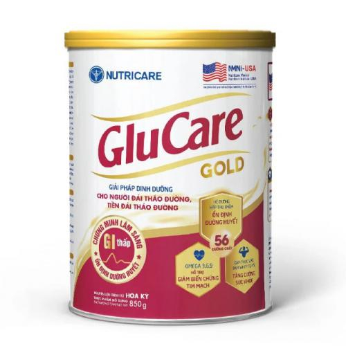 Sữa Bột GLUCARE GOLD Lon 850gr (Người Tiểu Đường)