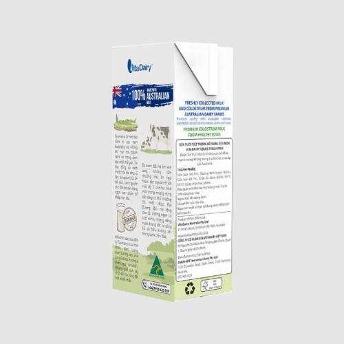 Sữa Non Tươi VitaDairy Hộp 180ml (Thùng 24 Hộp)